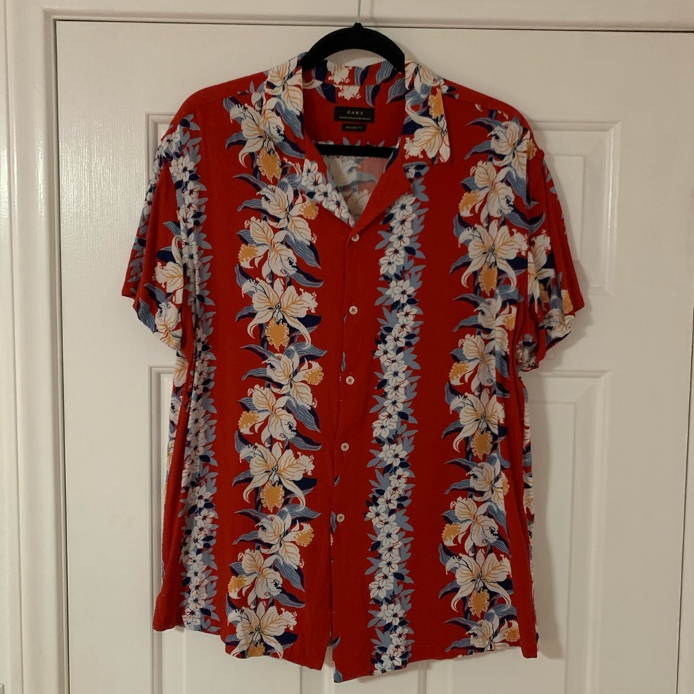 Men’s Zara Hawaiian Shirt